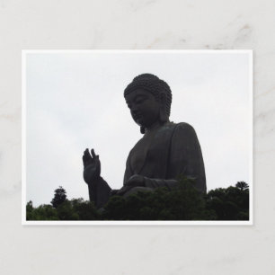 Postal silhouette tian tan buddha