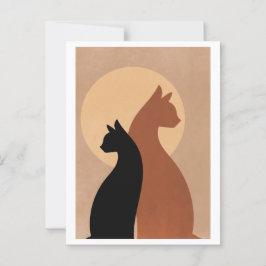 Postal Silhouettes Kitty