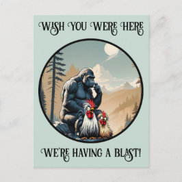 Postal “Silkie Summit Selfie” Cheesy Chicken