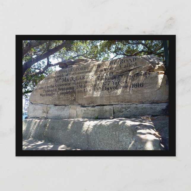 Postal silla de mrs macquarie (Anverso)