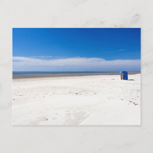 Postal Silla de playa del mar del Norte