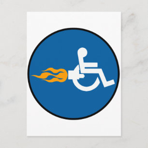 Postal silla de ruedas Jet