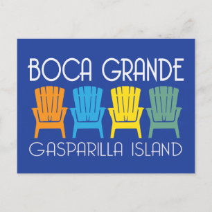 Postal Sillas de playa de Boca Grande Gasparilla