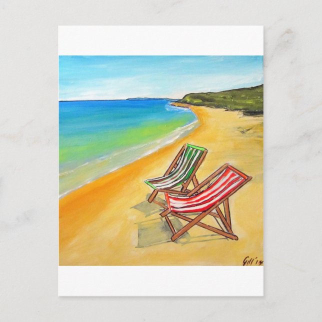 Postal Sillas de playa de Whitsunday (Anverso)