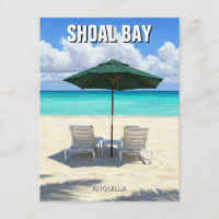 Sillas de playa en Shoal Bay Anguilla Travel