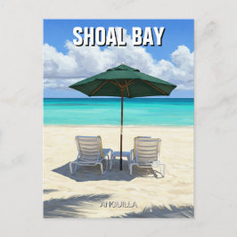 Postal Sillas de playa en Shoal Bay Anguilla Travel