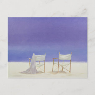 Postal Sillas en la playa 1995