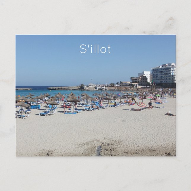 Postal S'illot, Mallorca (Anverso)