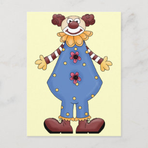 Postal Silly Circus Clown