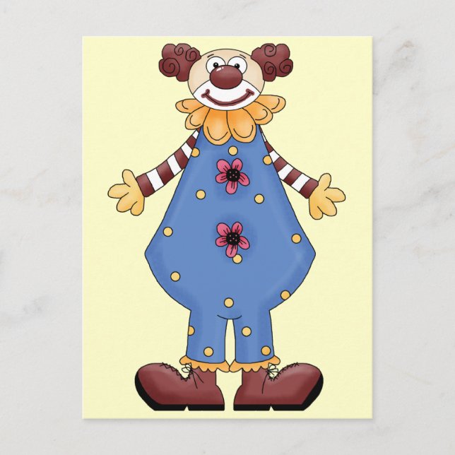 Postal Silly Circus Clown (Anverso)