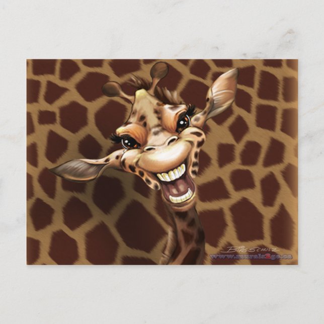 Postal Silly Giraffe (Anverso)