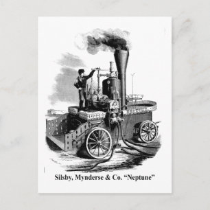 Postal Silsby Mynæ& Co. Motor De Fuego "Neptune"