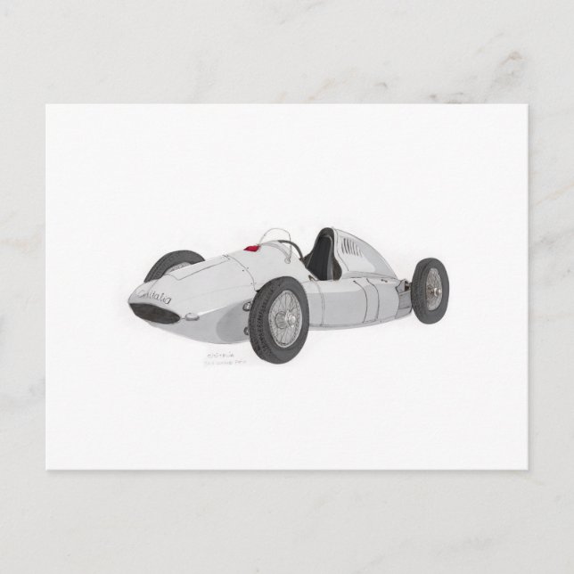 Postal Silver GP Racer (Anverso)