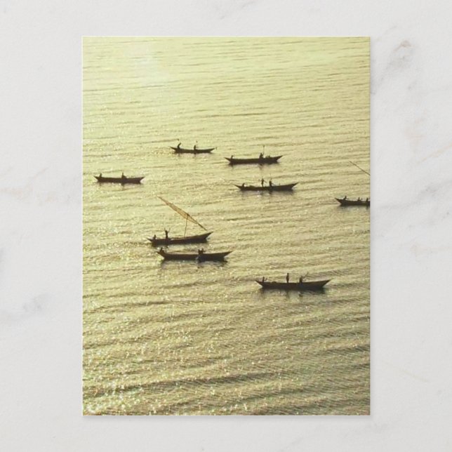 POSTAL SILVER SILKEN VICTORIA LAKE KENYA (Anverso)