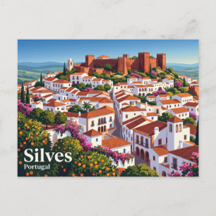 Postal Silves Portugal