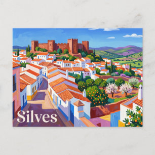 Postal Silves Portugal