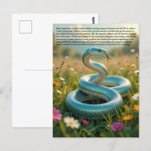 Postal Simbolismo de serpiente
