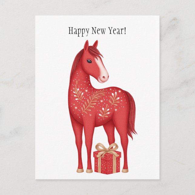 Postal símbolo 2026 años nuevos (Anverso)