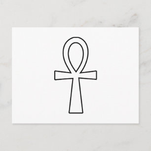Postal Símbolo Ankh: Arte vectorial:
