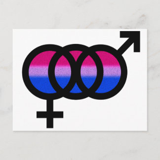Postal Símbolo bisexual