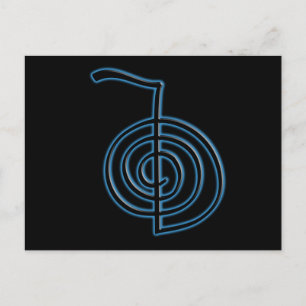 Postal Símbolo Cho Ku Rei Reiki