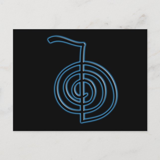 Postal Símbolo Cho Ku Rei Reiki (Anverso)