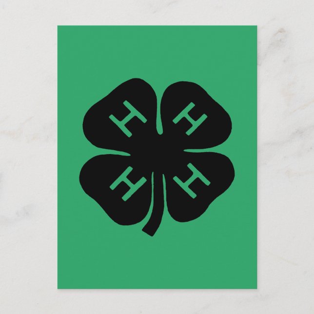 Postal Símbolo: Club 4-H (Anverso)