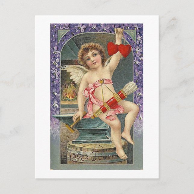 Postal Símbolo de amor (Anverso)