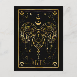 Postal Símbolo de Aries zodiac