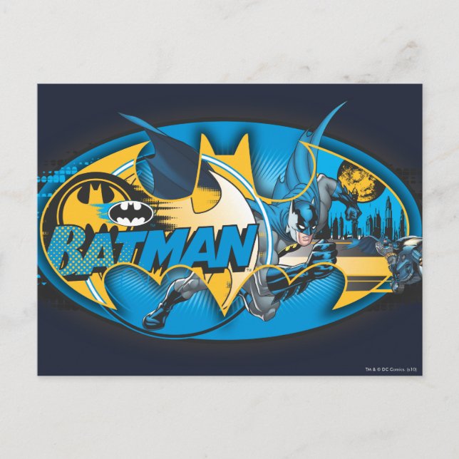 Postal Símbolo de Batman | Logotipo clásico (Anverso)