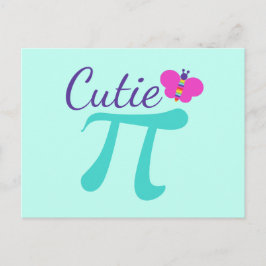 Postal Símbolo de Cutie Pi Math Pun