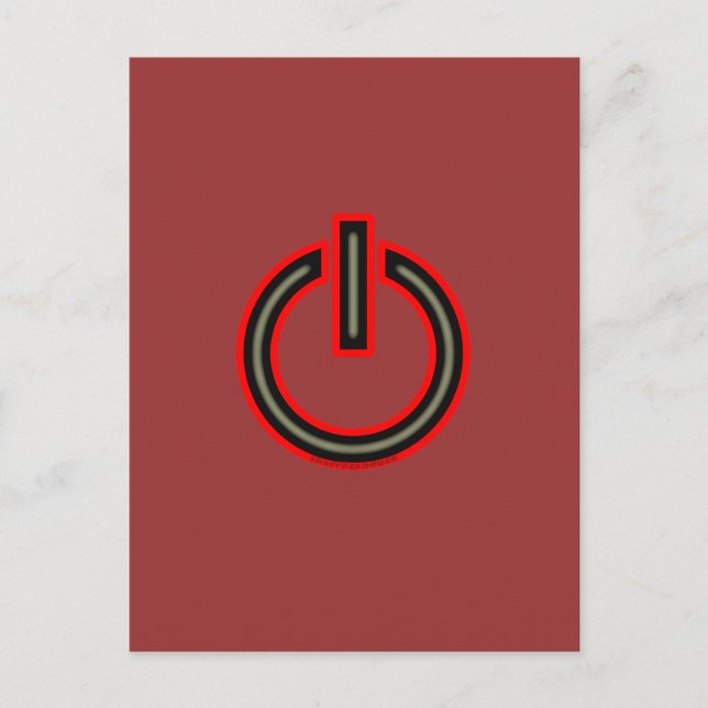 Postal Símbolo de energía (Anverso)