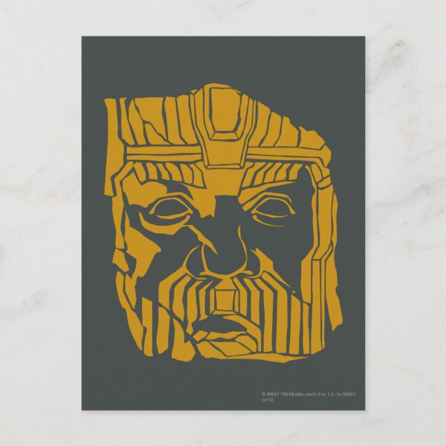 Postal Símbolo de estatua de Erebor (Anverso)