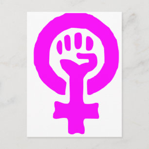 Postal Símbolo de feminismo
