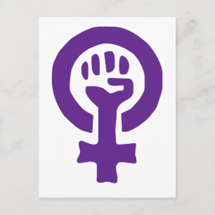 Postal Símbolo de feminismo