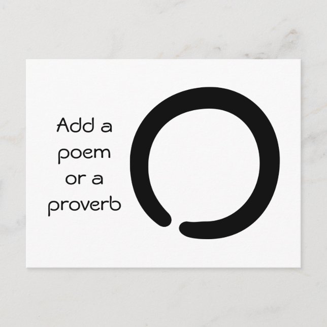 Postal Símbolo de género infinito (Anverso)