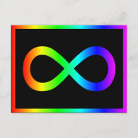 Símbolo de infinito de arcoíris
