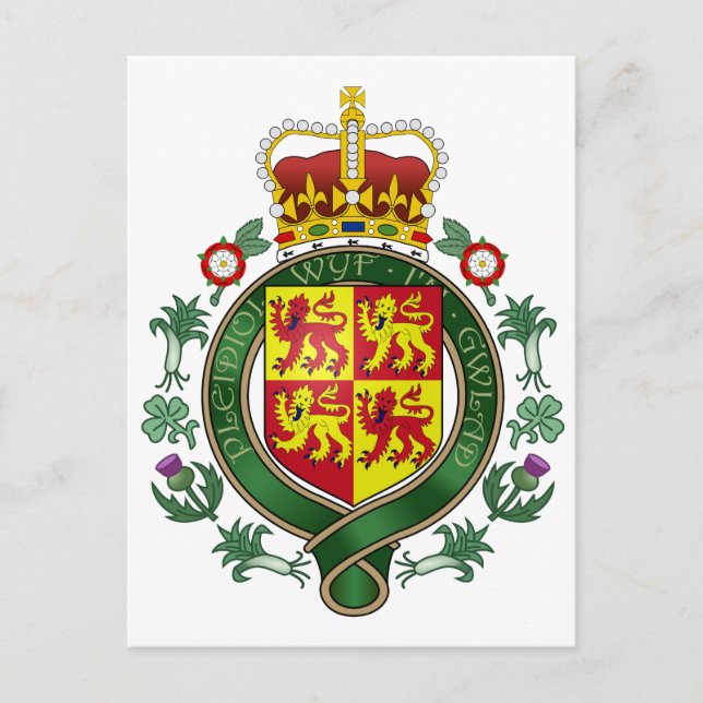 Postal Símbolo de la Heraldría del Escudo Oficial de Arma (Anverso)