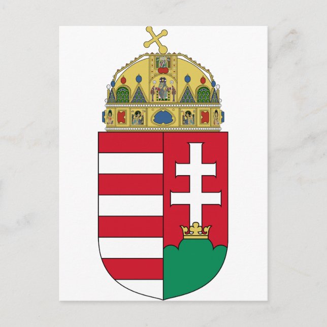 Postal Símbolo de la herencia de armamento oficial de Hun (Anverso)
