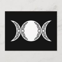 Símbolo de la luna de la diosa triple