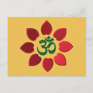 Postal Símbolo de Om