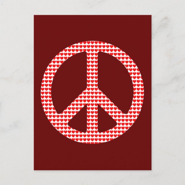 Postal Símbolo de paz (Anverso)