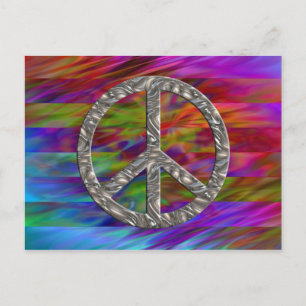 Postal Símbolo de PAZ - PLATA
