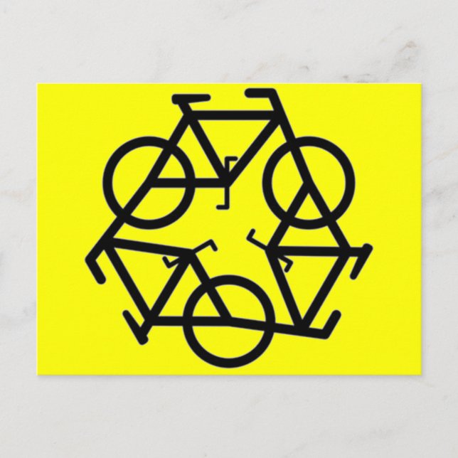 Postal Símbolo de reciclaje (Anverso)