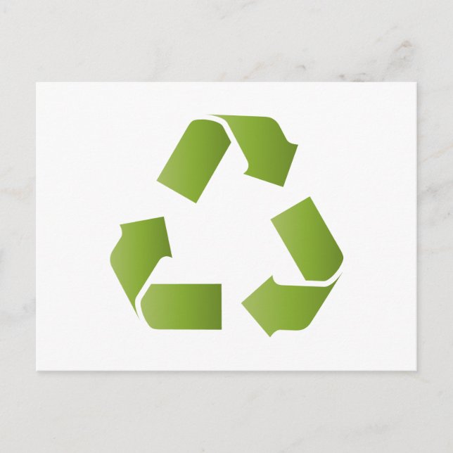 POSTAL SÍMBOLO DE RECICLAJE (Anverso)
