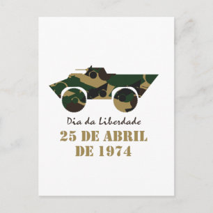 Postal Símbolo de vehículo militar de la Revolución del 2