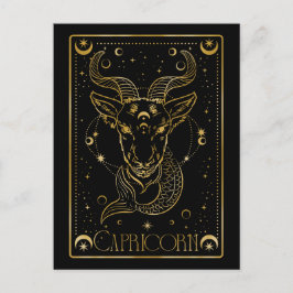 Postal Símbolo de zodiaco capricónico
