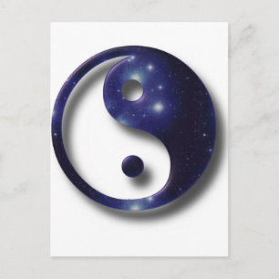 Postal Símbolo del universo Yin y Yang