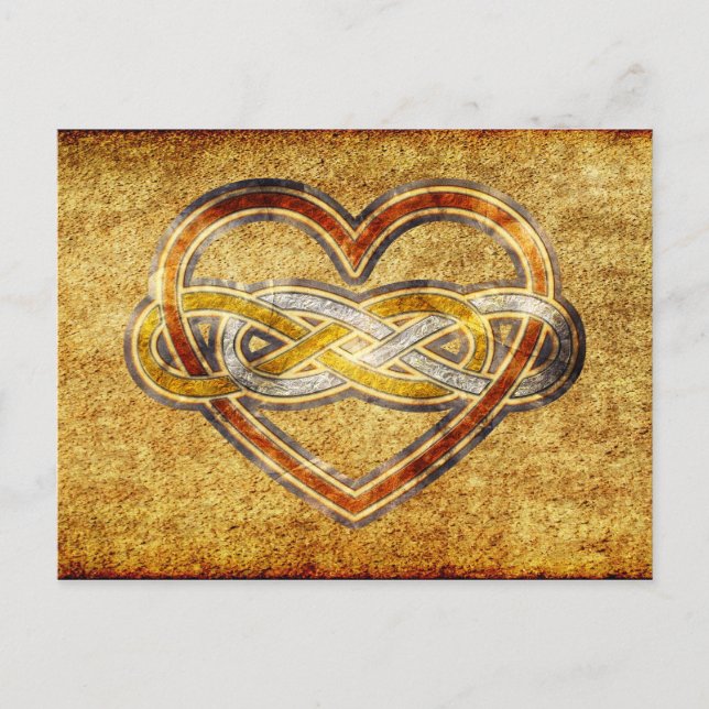 Postal Símbolo doble Infinity Heart BiColor (Anverso)