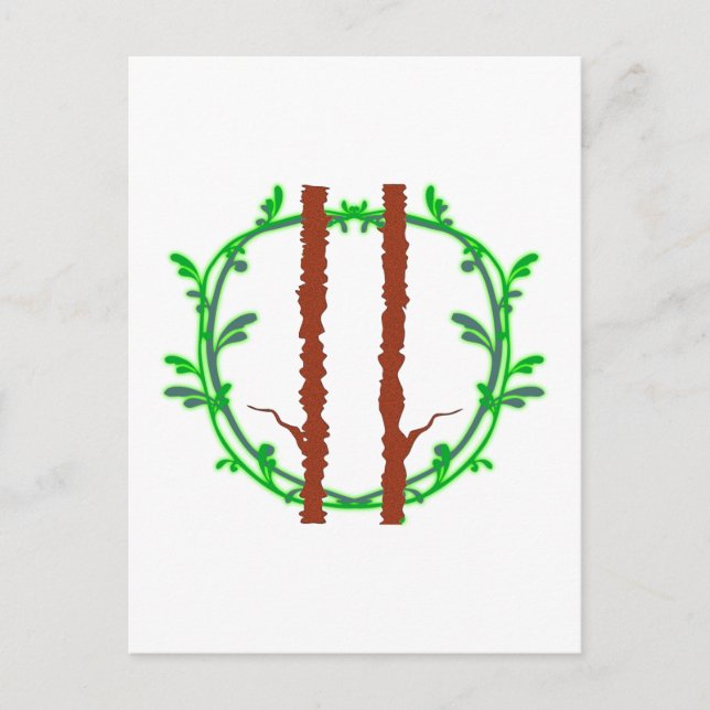 Postal Símbolo druida (Anverso)